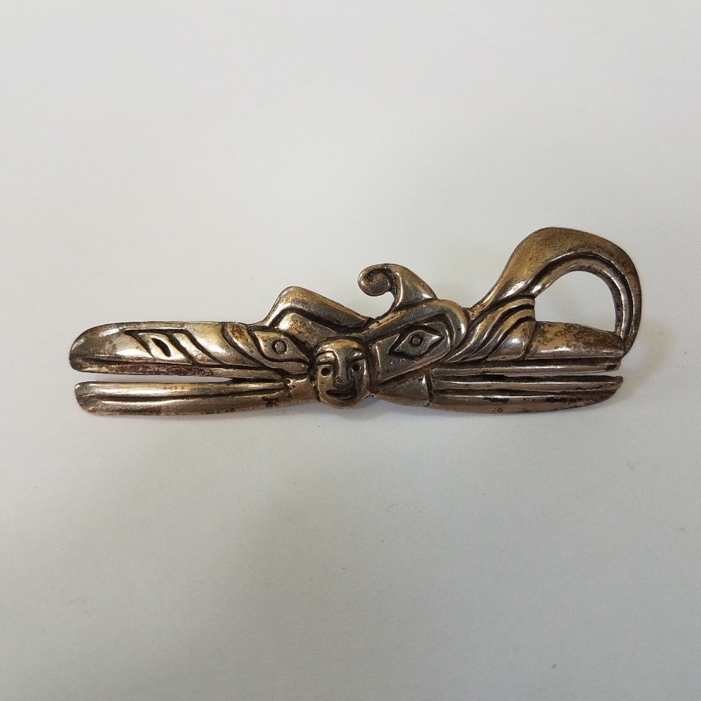 Vintage Pin/Pendant Silver Tone Unmarked